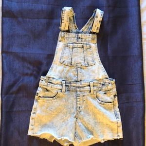 Jordache short bibs girls size 7-8
